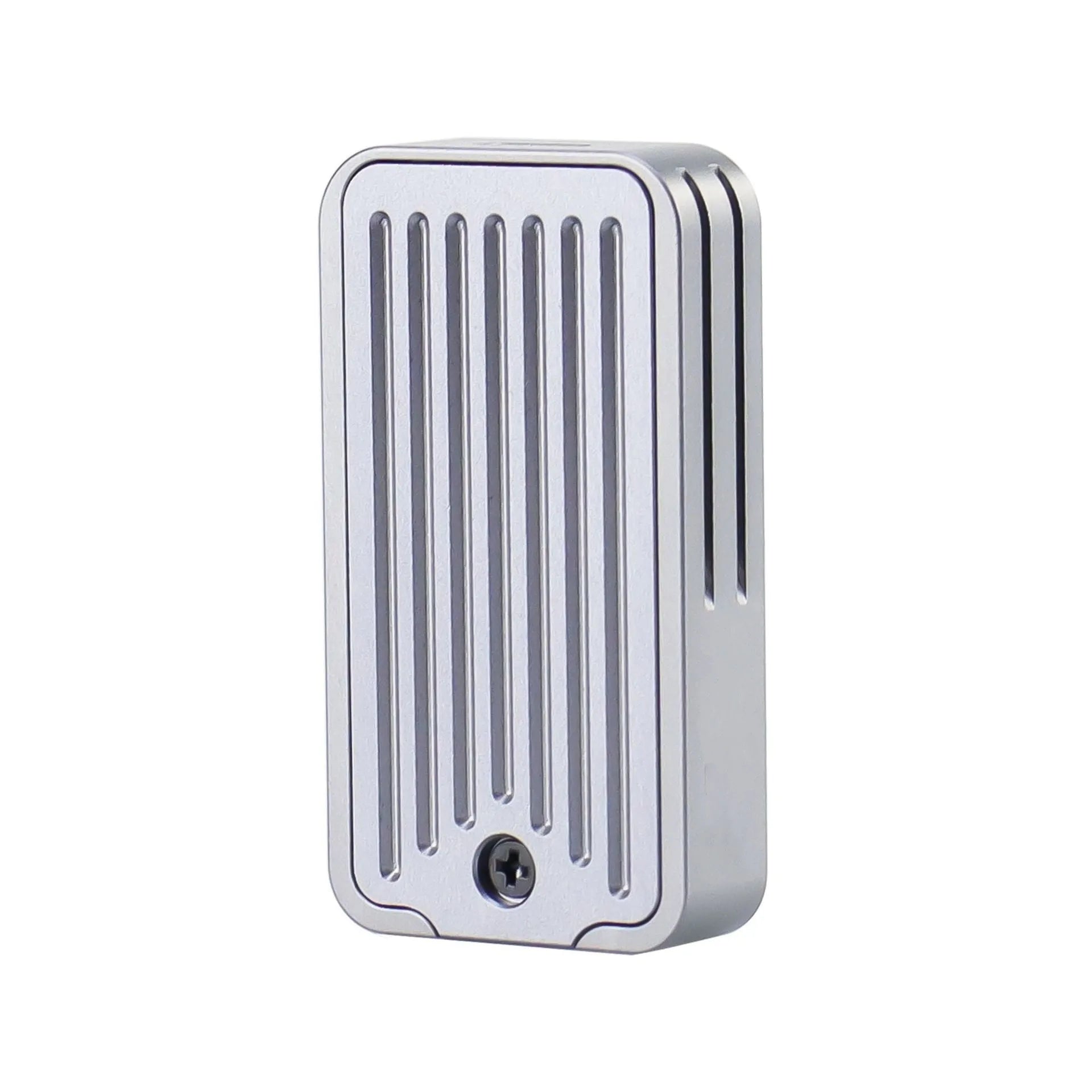 Aluminium alloy 10Gbps SSD enclosure with dual protocol support measuring 52mm x 28mm x 10mm