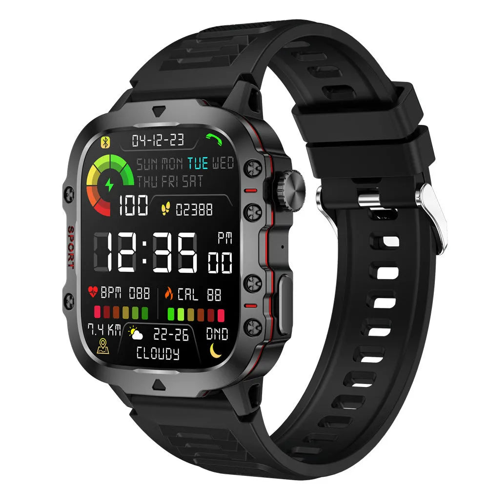 QX11 Smart Bluetooth Watch with zinc alloy case and TFT touchscreen display.