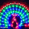 Christmas festival plug-in outdoor decorative string lights with peacock, love, sunflower and star shapes
