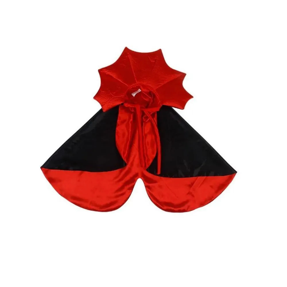 Cute Halloween pet vampire cloak costume for small dog cat kitten S M L sizes