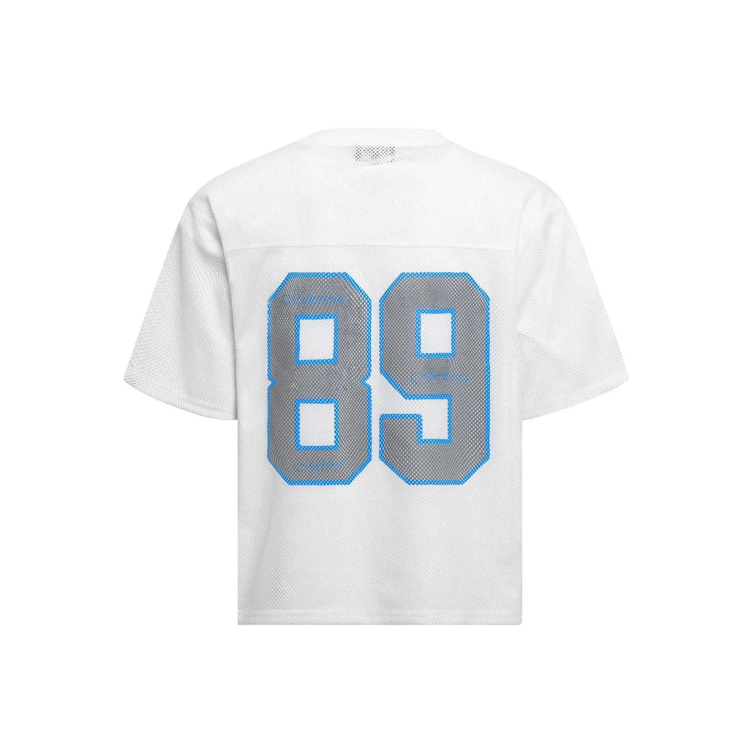 Men's loose-fit casual t-shirt in black or white with short sleeves and polyester blend construction
