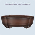 Classical style purple clay bonsai pot measuring 50cm by 39cm