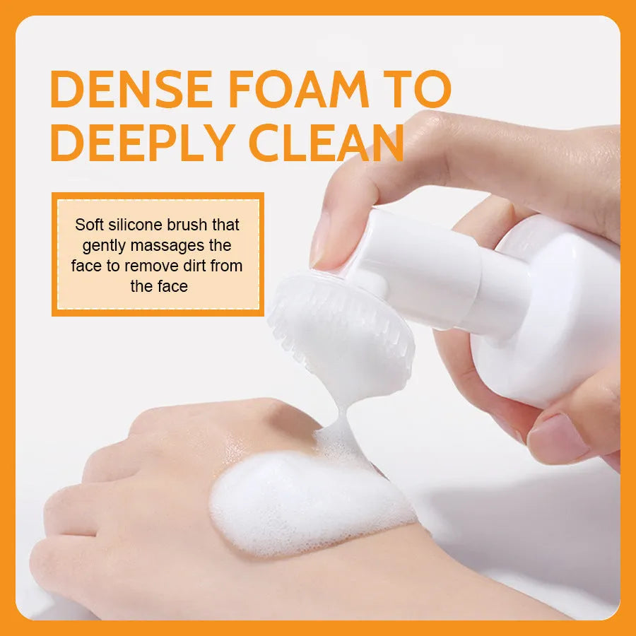 Turmeric facial cleansing pad set with 30 reusable pads, ginger soap and cleansing mousse components