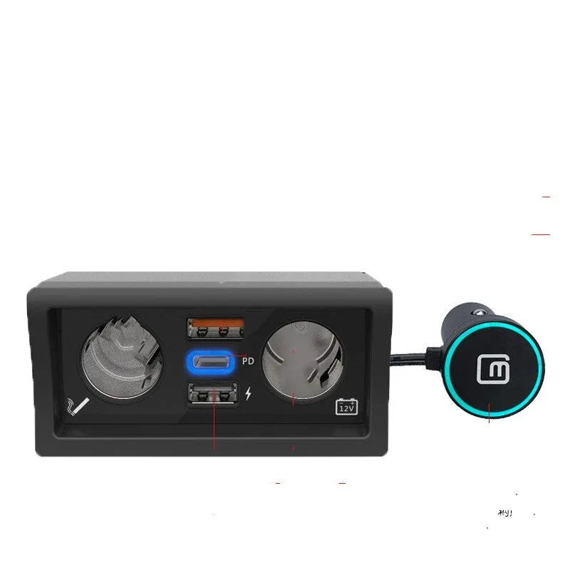 Lavida Polo Weiling compatible QC3.0 fast car charger for Android and Apple devices