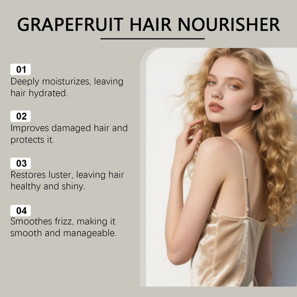 120ml bottle of grapefruit seed hair conditioner with ginger and rosemary oils