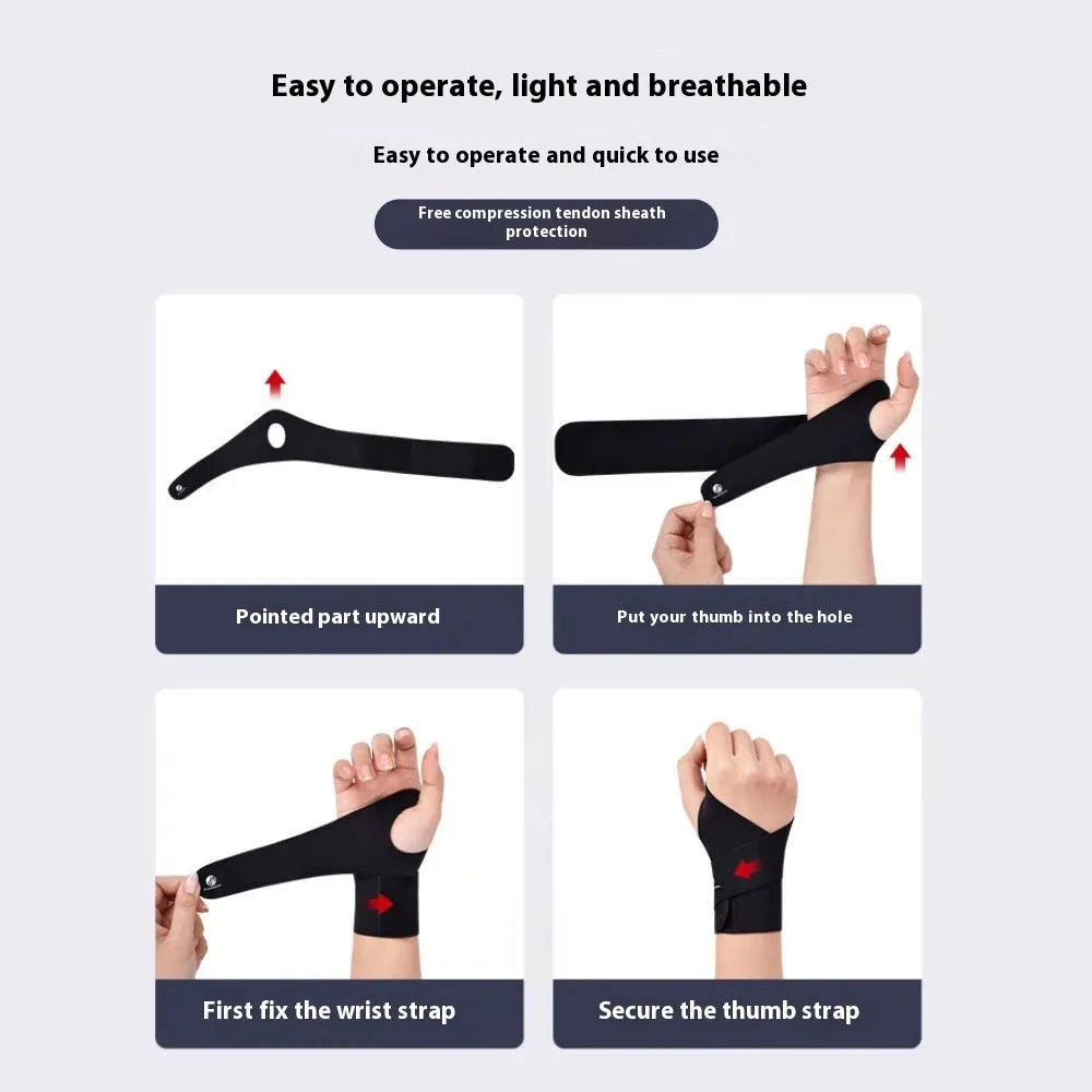Adjustable black and skin colour athletic wristguards for badminton, tennis and volleyball sports.