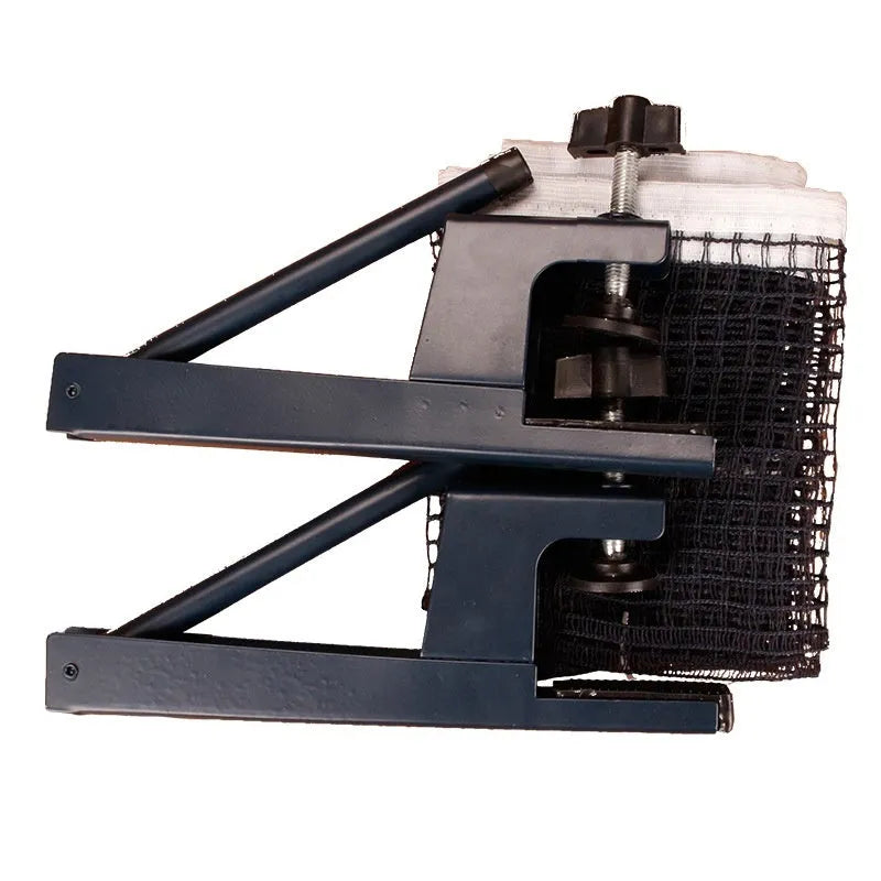 Universal large clip table tennis net post set for indoor tables