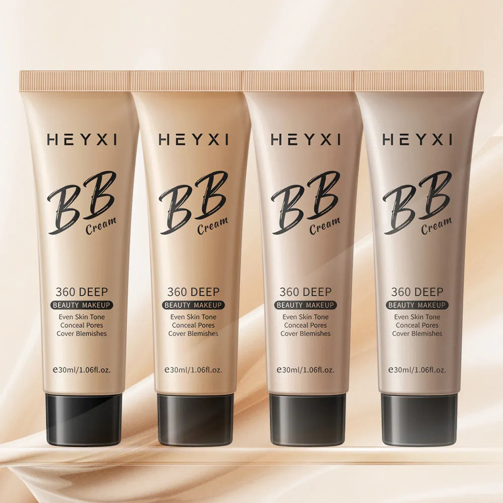Waterproof BB cream in four colour shades 01 02 03 04 for all skin types