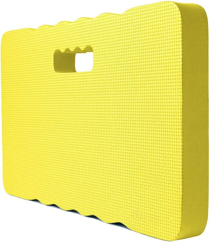 EVA foam garden kneeler pad in blue colour measuring 45 by 28 centimetres