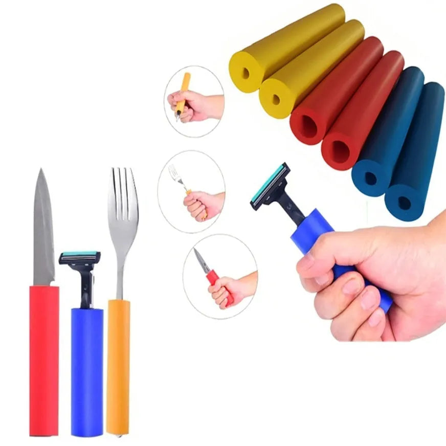 Rubber grip hose for tableware and pens with 10mm or 18mm inner diameter