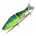 185mm long soft plastic fishing lure for bass, shown in one of 15 available colour options.