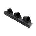 Black three-hole 52mm car instrument stand for right-drive gauge mounting