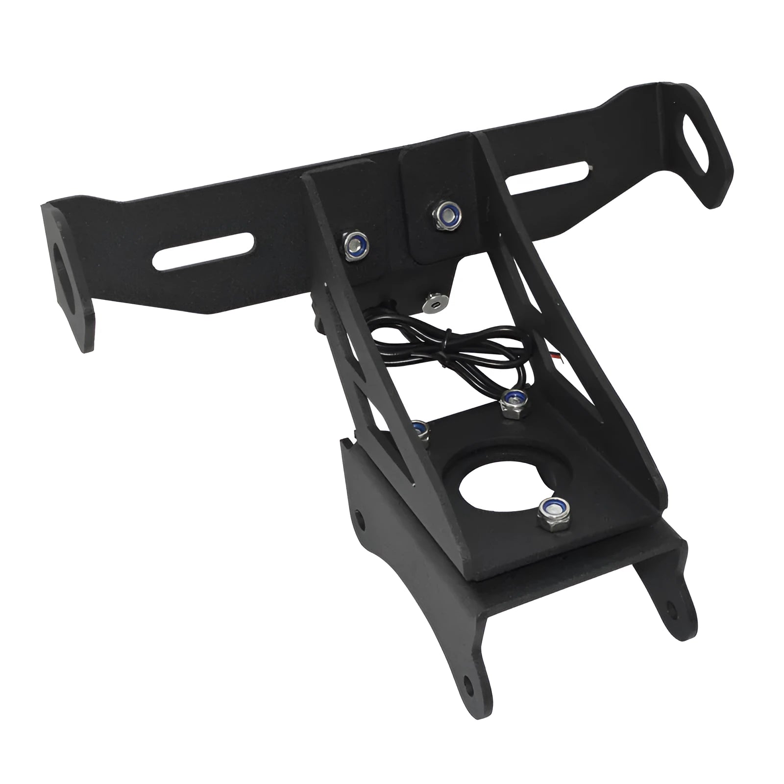 Black aluminium alloy short tail licence plate holder for Honda motorcycle