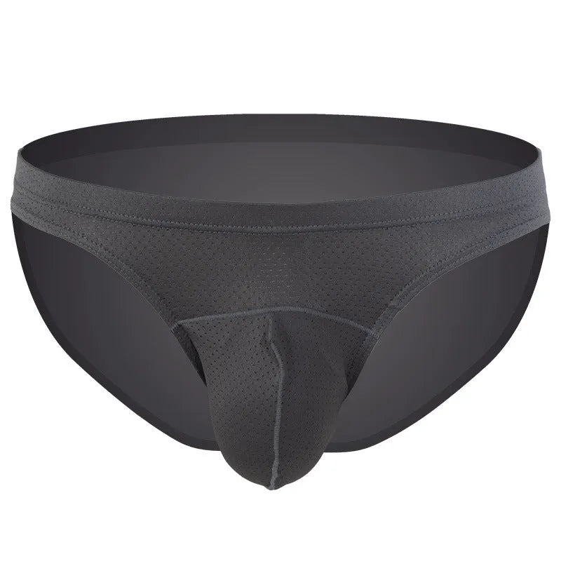 Men's transparent nylon underwear in multiple colours with loose breathable fit