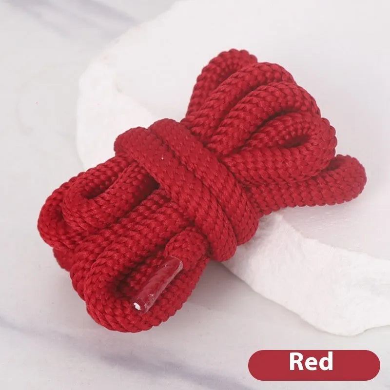 Oval 1.0cm wide polyester adapter rope in multiple colours for sweatshirts, hats, and sneakers.