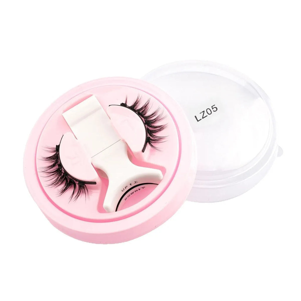 Reusable waterproof false eyelashes in multiple specifications with glue-free design
