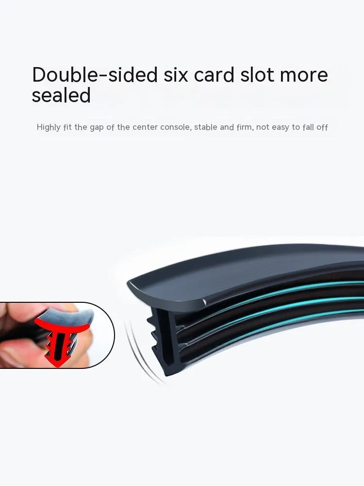 Outlander dashboard soundproof seal strip showing 1.6 m silicone strip with six-card slots
