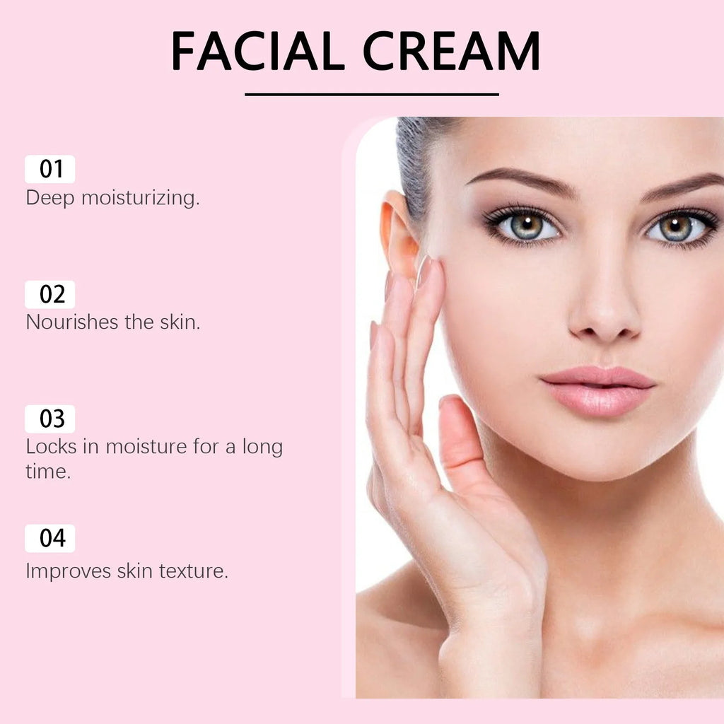 White jar of Sakura Butter Cream Nourishing Moisturising Face Cream, 100g.