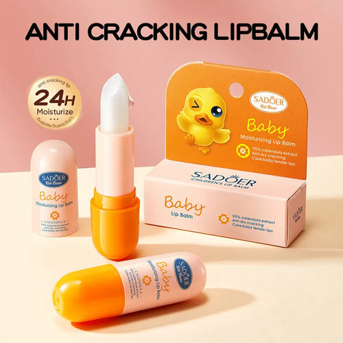 Anti-chapped lip moisturising lipstick tube with variant options showing specific net content weights.
