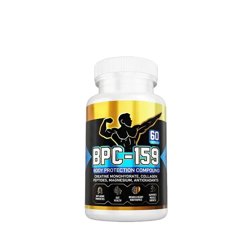 One bottle of body energy supplement capsules with standard specifications for any skin type