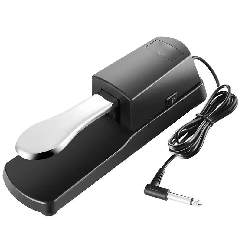 ABS plastic sustain pedal for electronic keyboard and MIDI keyboard with foot pedal design
