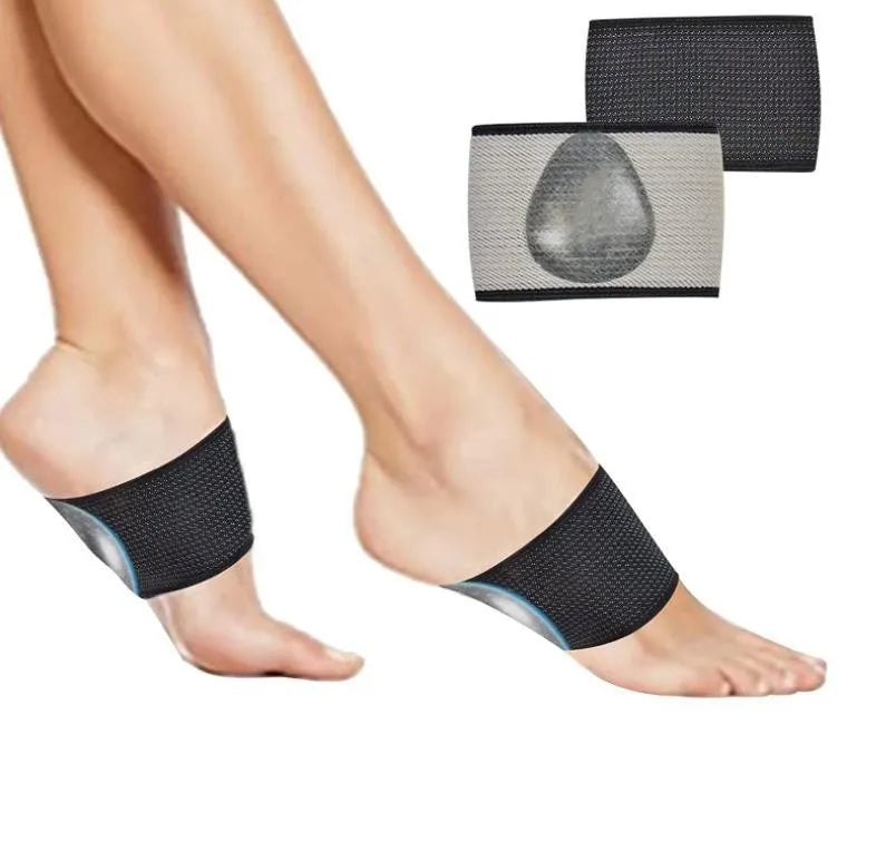 Men's and women's flat foot support pad with heart design PU bandage