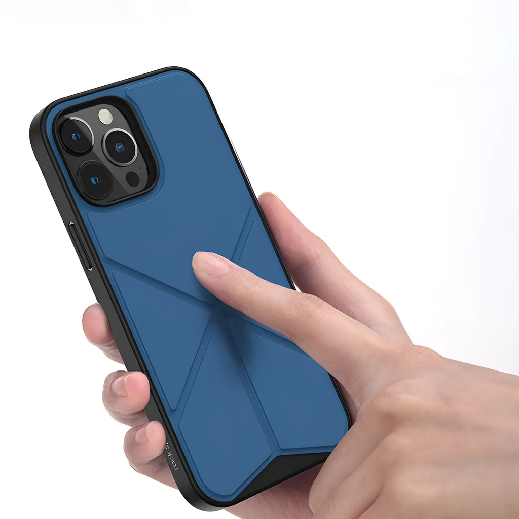 iPhone 13 Series TPU back cover case in black or blue solid colour options