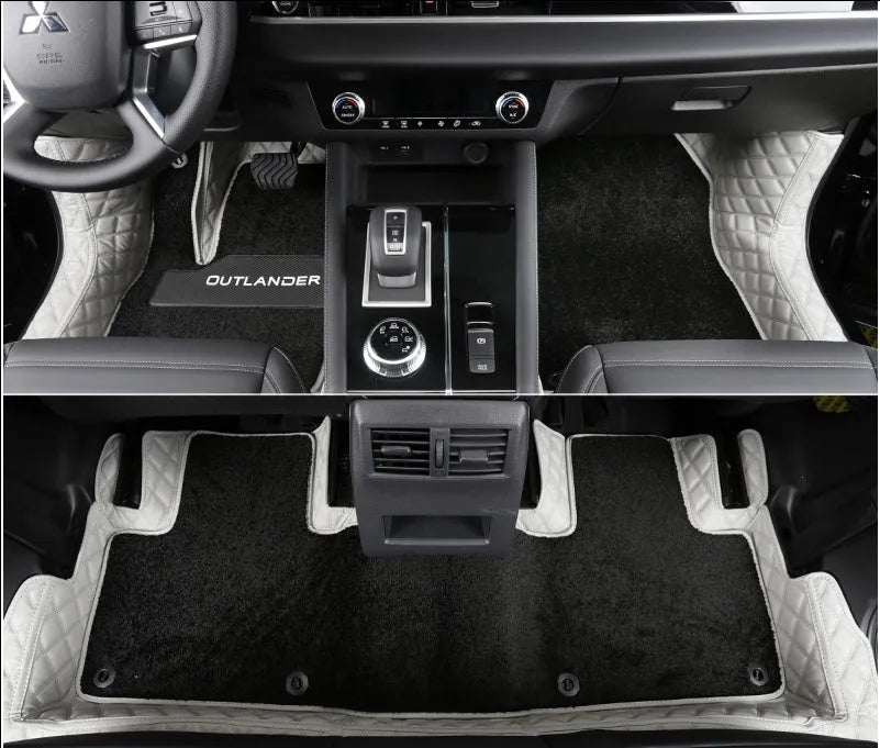 2023 Mitsubishi Outlander custom floor mats in black, grey and brown options