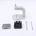 Silver-coloured professional press strap removal tool made from tool steel