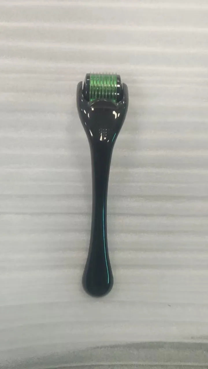 540 micro needle derma roller showing handle and needle wheel in a selected colour