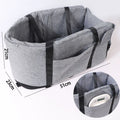 Outdoor cloth dog kennel for car travel in grey, blue, or red colour options.