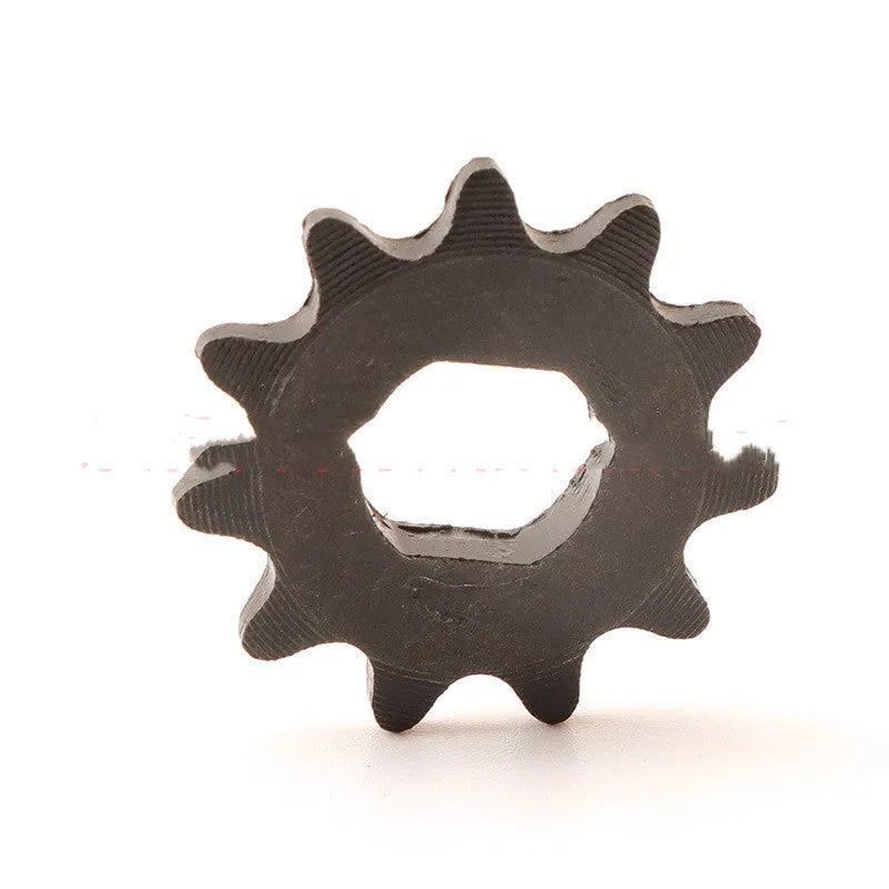 Cast iron motorcycle reduction gear for 25hT8F chain.