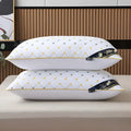 Polyester chemical fibre pillow in argy wormwood light blue measuring 48x74cm with adjustable weight options