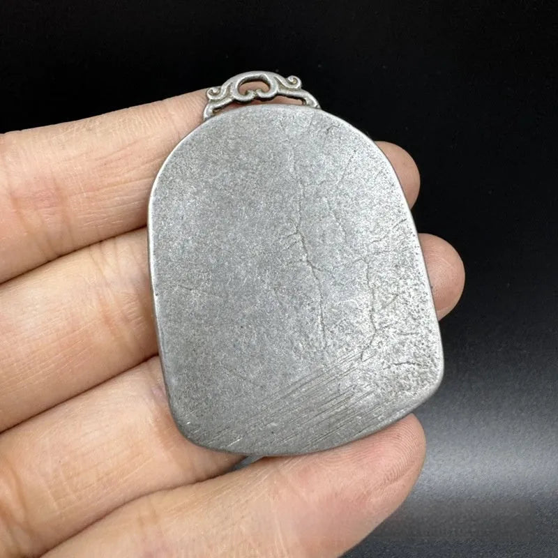 Chinese style iron pendant ornament with Aryaacalanatha Yamantaka design