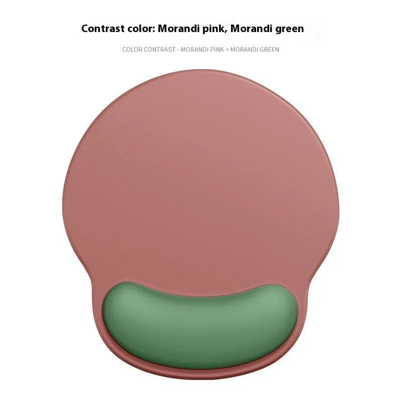 Gradient silicone wristband mouse mat with milk silk surface measuring 220mm by 250mm