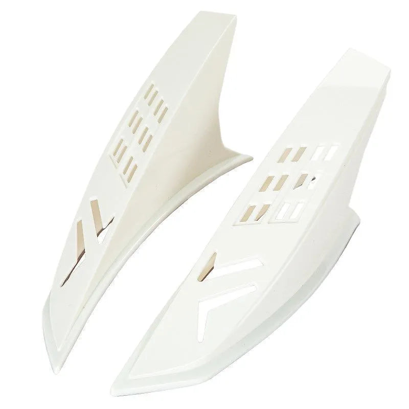 Pair of coloured plastic horns with 3M adhesive for children's helmet decoration