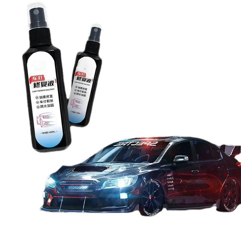 100ml car headlight renovation repairing liquid bottle for polycarbonate plastic lens restoration