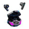 X15 wireless gaming Bluetooth headset in-ear headphones with charging case black color