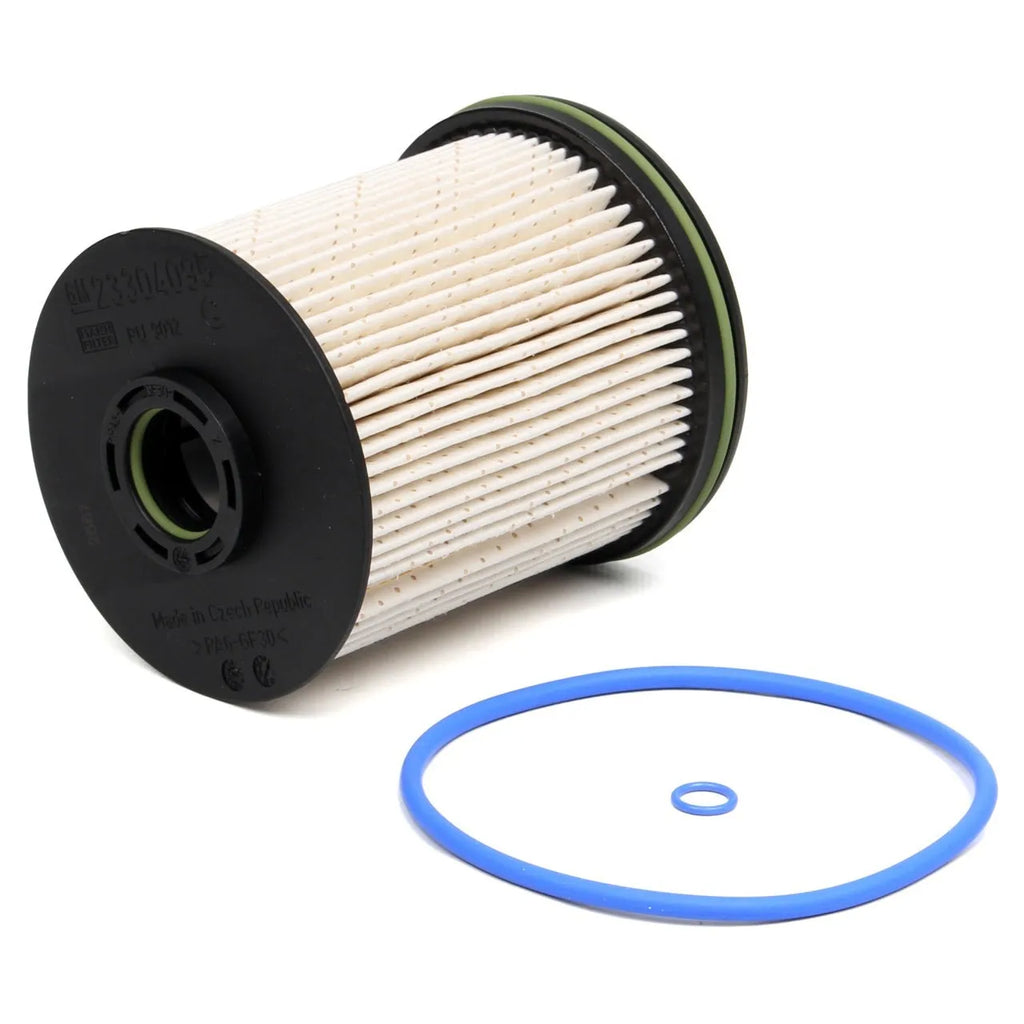 Diesel fuel filter element with gasket kit for Vauxhall and Opel Astra K models measuring 106mm height