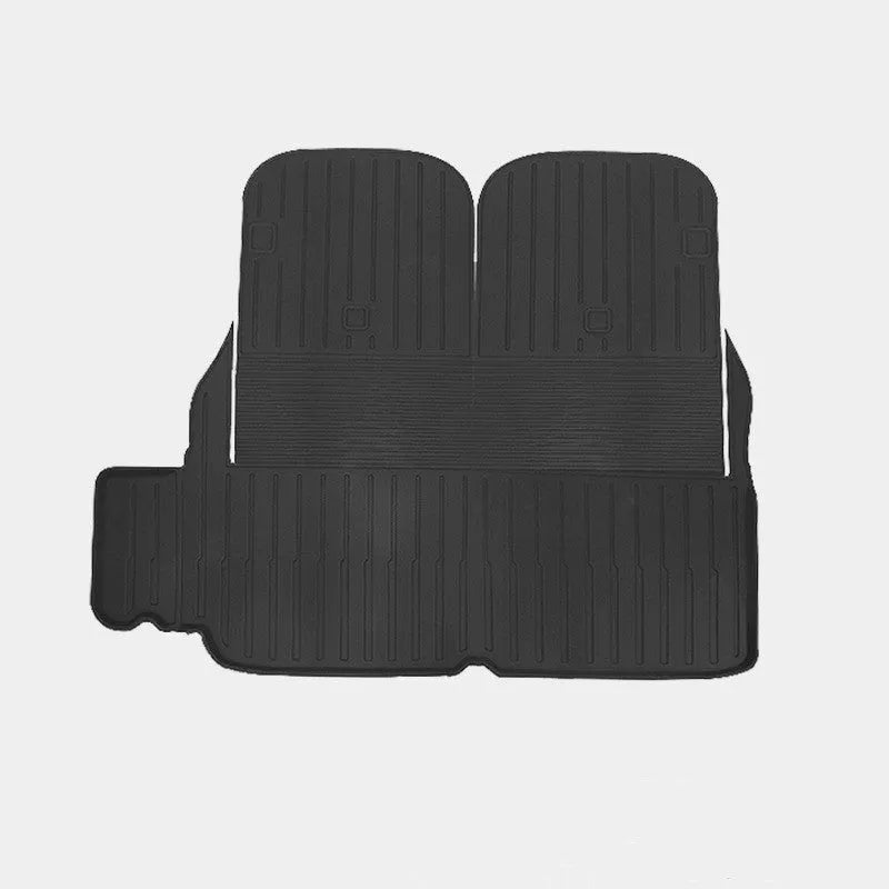 Tesla Model X waterproof rubber floor mats and boot liner for left-hand drive vehicles