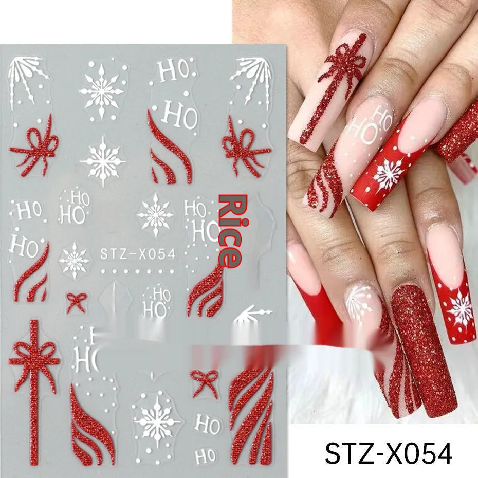 Black and silver stripe nail art stickers for French manicure designs in plastic material