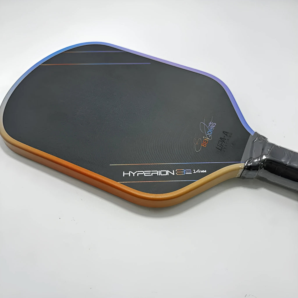 Aurora Multicolor Hyperion 3s pickleball racket with T700 carbon fibre construction and colour integrated matte surface