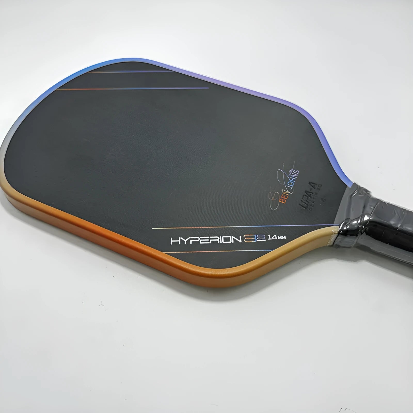 Aurora Multicolor Hyperion 3s pickleball racket with T700 carbon fibre construction and colour integrated matte surface