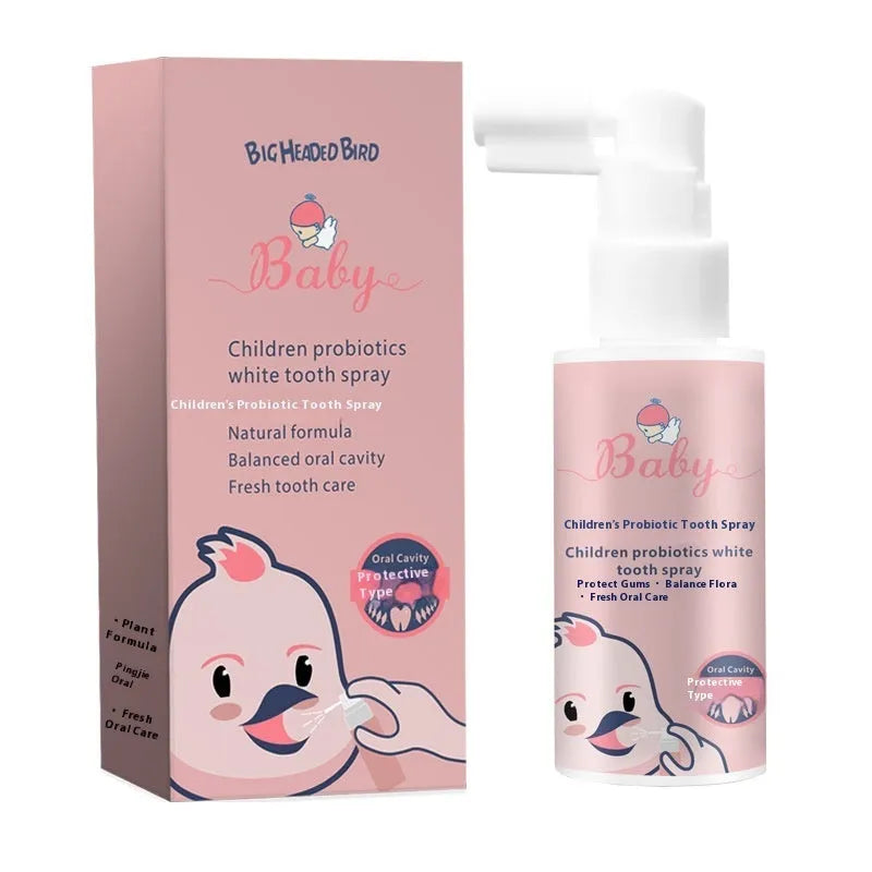 40ml children's probiotic oral spray bottle for white teeth and anticavity protection