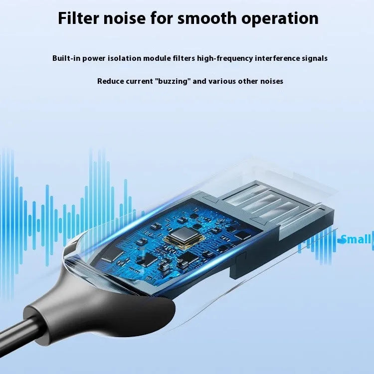 USB car Bluetooth receiver with zinc alloy USB connector and copper 3.5mm jack for wireless audio streaming