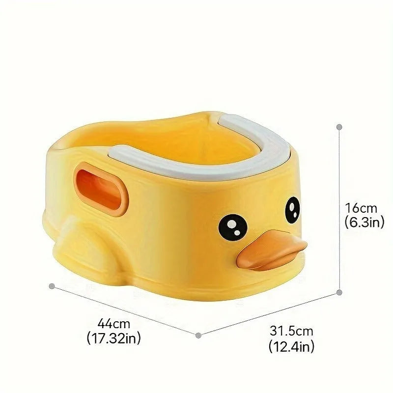 PVC duck-shaped pet bathtub for dogs and cats in blue, pink and yellow colour options