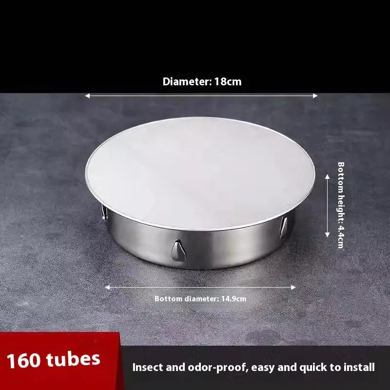 Stainless steel inlay floor drain deodorant seal cover with modern simplicity design