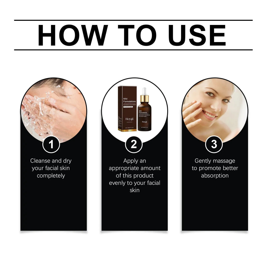 30ml facial skin care essence bottle with nourishing arbutin, collagen and hyaluronic acid ingredients