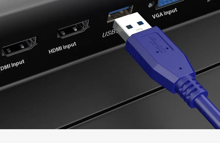 USB 3.0 male-to-male data cable with nickel-plated connectors for external hard drives