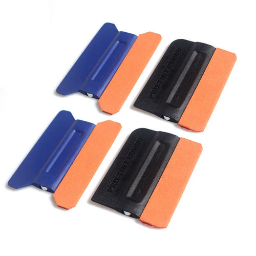 ABS plastic film scraper tool with magnet for car vinyl wrap and window tint application